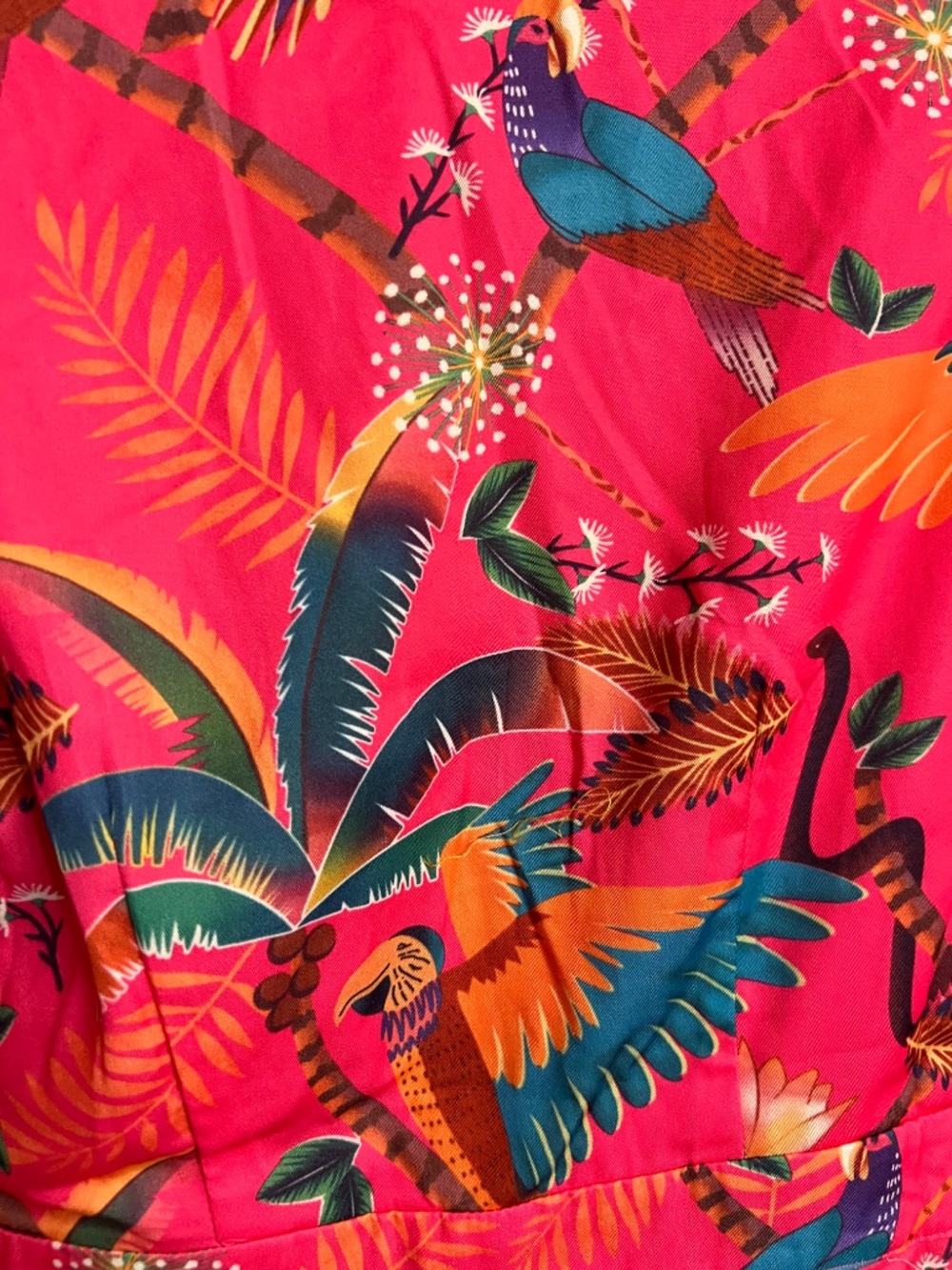 Ladies NWT Fushia Pink Romper by Beulah Size Small - Picture 10 of 10